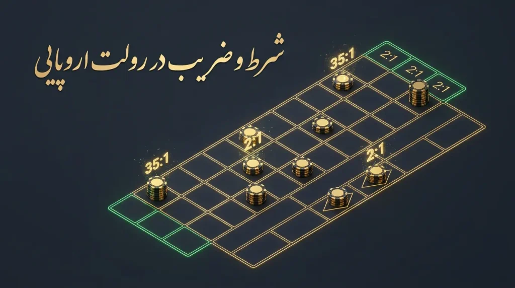 رولت آنلاین و رولت اروپایی